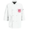 Eight Pearl Button Chef Coat with Thermometer Pocket Thumbnail
