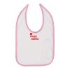 Infant Contrast Trim Premium Jersey Bib Thumbnail