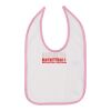 Infant Contrast Trim Premium Jersey Bib Thumbnail