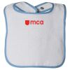 Infant Contrast Trim Terry Bib Thumbnail