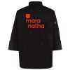 Ten Pearl Button Black Chef Coat Thumbnail