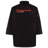 Ten Pearl Button Black Chef Coat Thumbnail