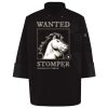 Ten Pearl Button Black Chef Coat Thumbnail