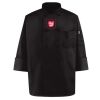 Black Knot Button Chef Coat Thumbnail