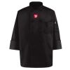 Black Knot Button Chef Coat Thumbnail
