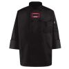 Black Knot Button Chef Coat Thumbnail