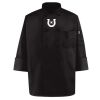 Black Knot Button Chef Coat Thumbnail