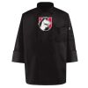 Black Knot Button Chef Coat Thumbnail