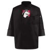 Black Knot Button Chef Coat Thumbnail