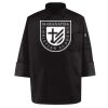 Black Knot Button Chef Coat Thumbnail
