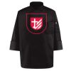 Black Knot Button Chef Coat Thumbnail